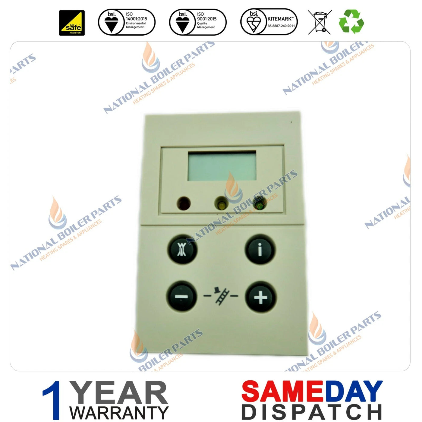 Vaillant Ecotec Pro Display Board Clock 20040154