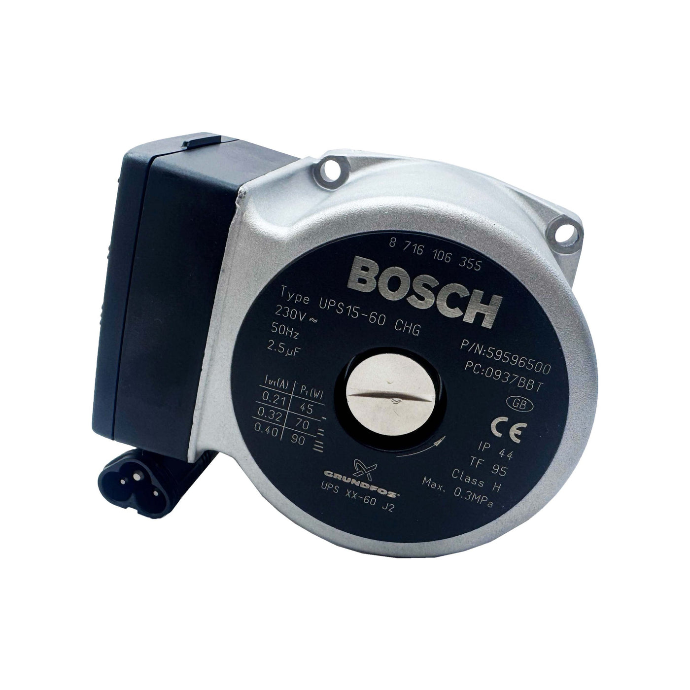 Worcester Boiler Pump Head 8716106355 59596500 8716120409