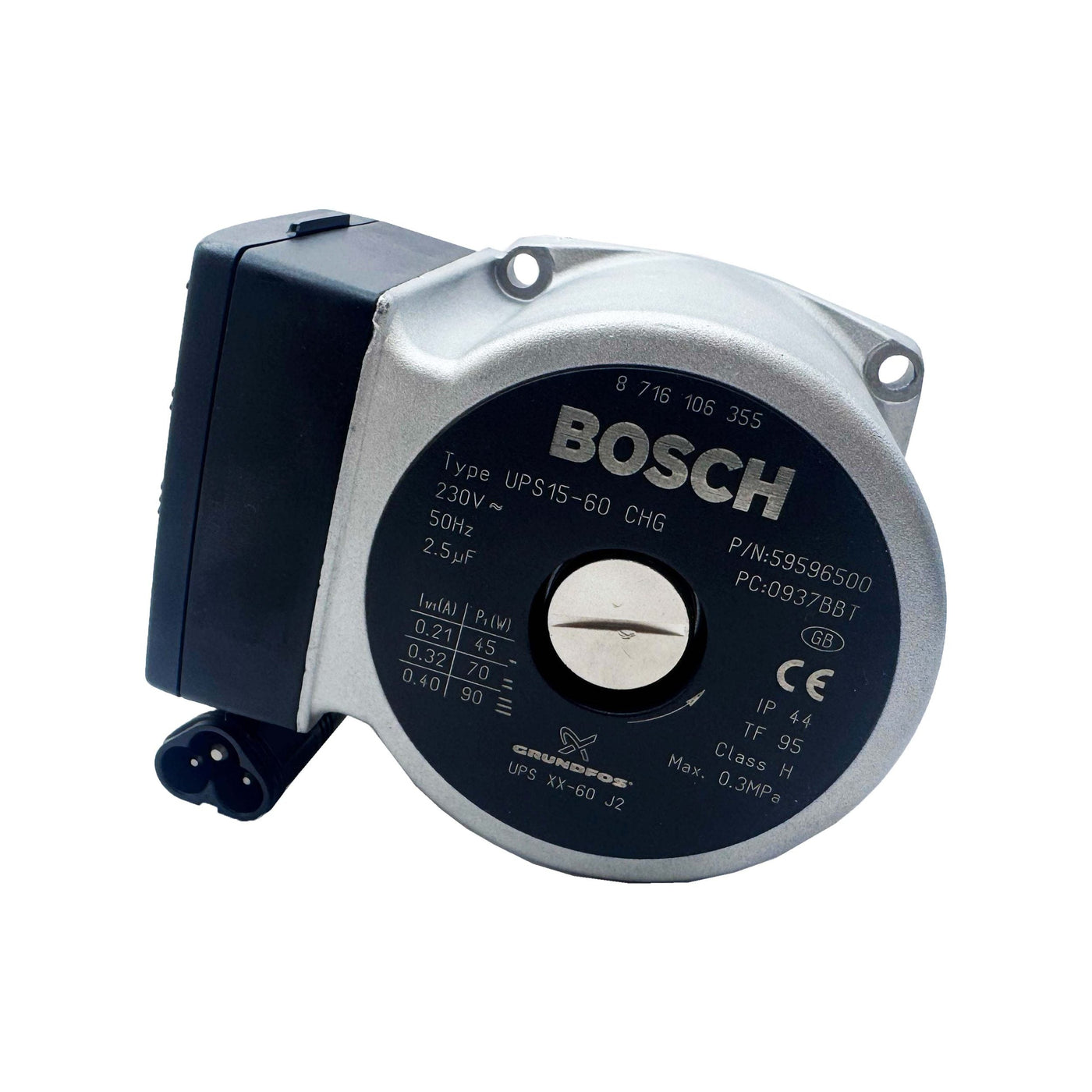 Worcester Boiler Pump Head 8716106355 59596500 8716120409