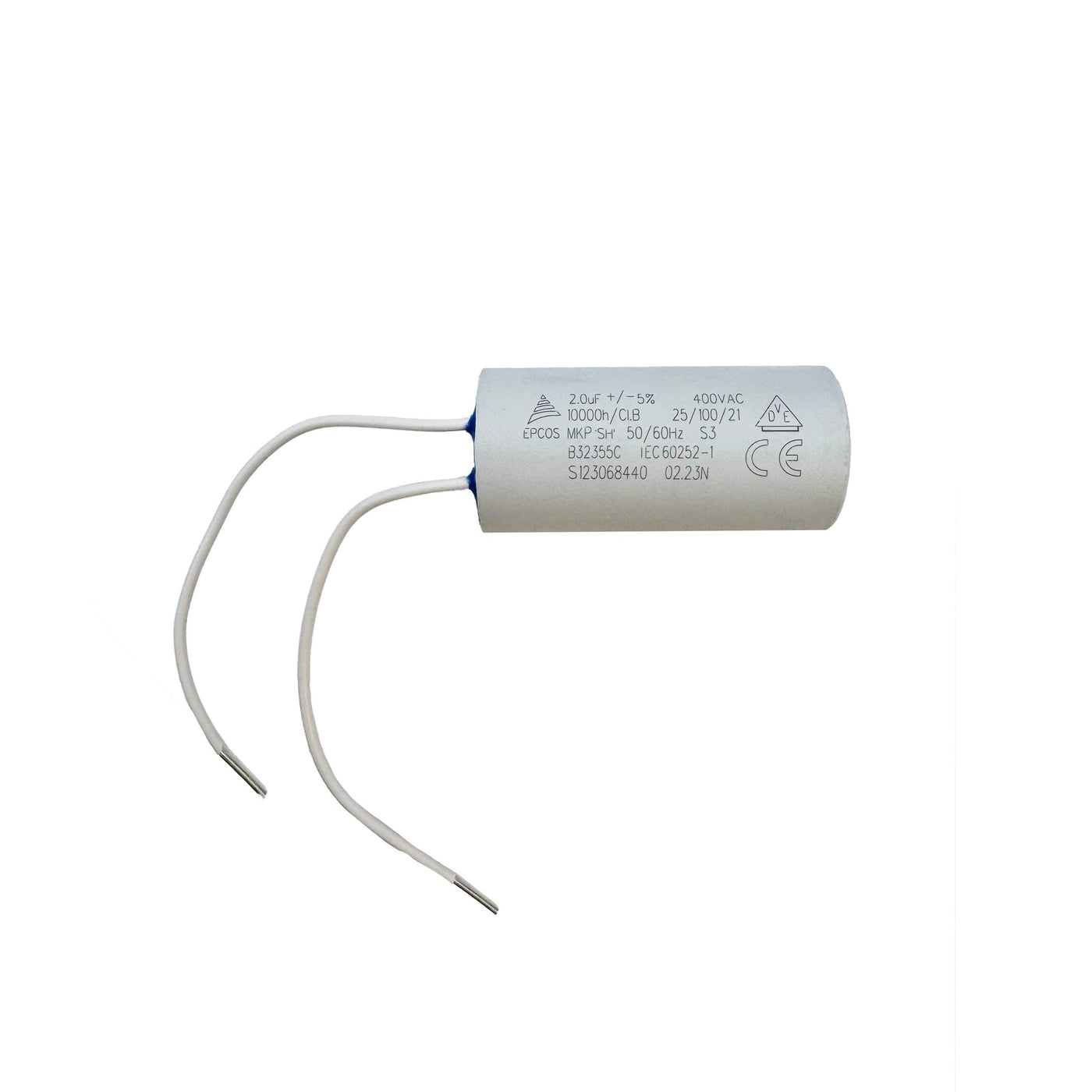 EPCOS B32355C 2uF 400V Motor/Pump Run Capacitor – High Efficiency