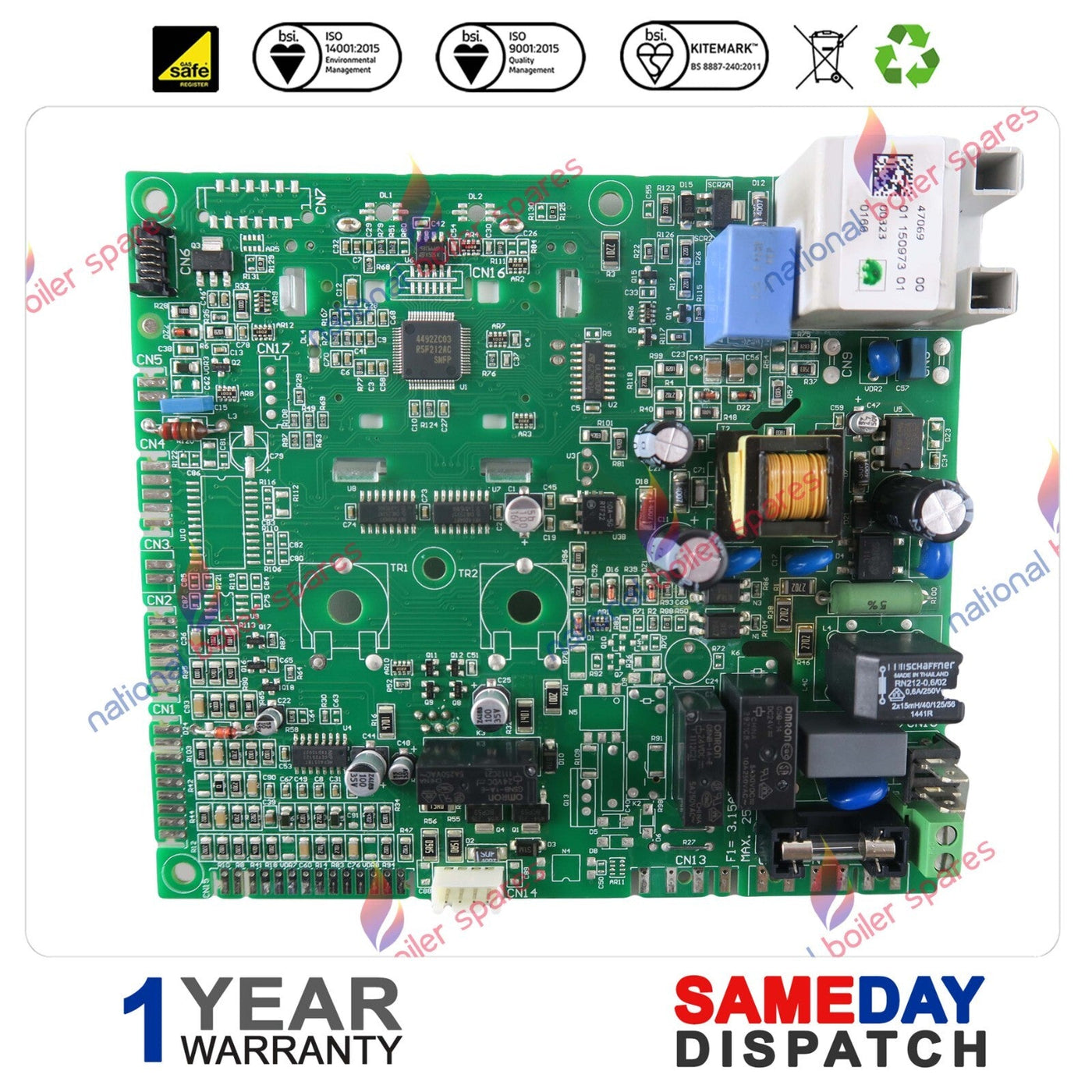 Sime Advanced HE 30 & HE 30 ERP Boiler PCB 6324920