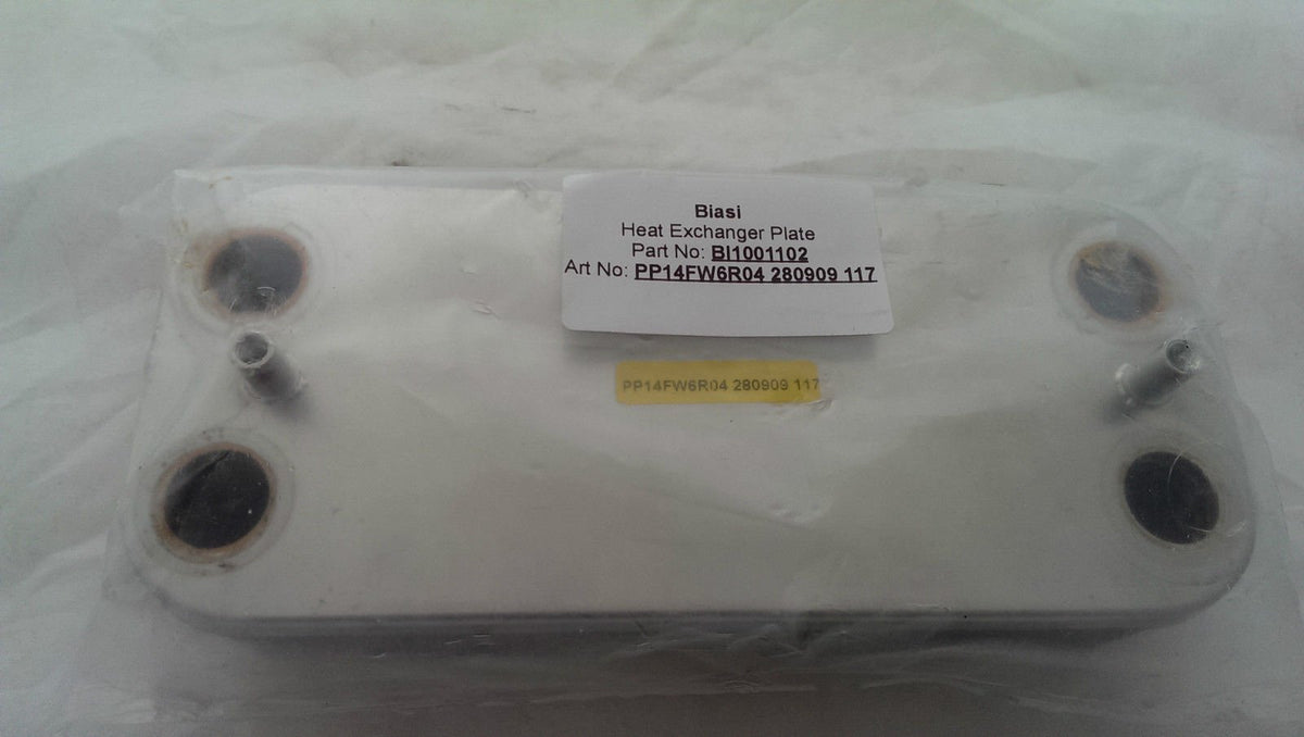 Biasi - Heat Exchanger Plate - PP14FW6R04 280909 117 - BI1001102 - Used