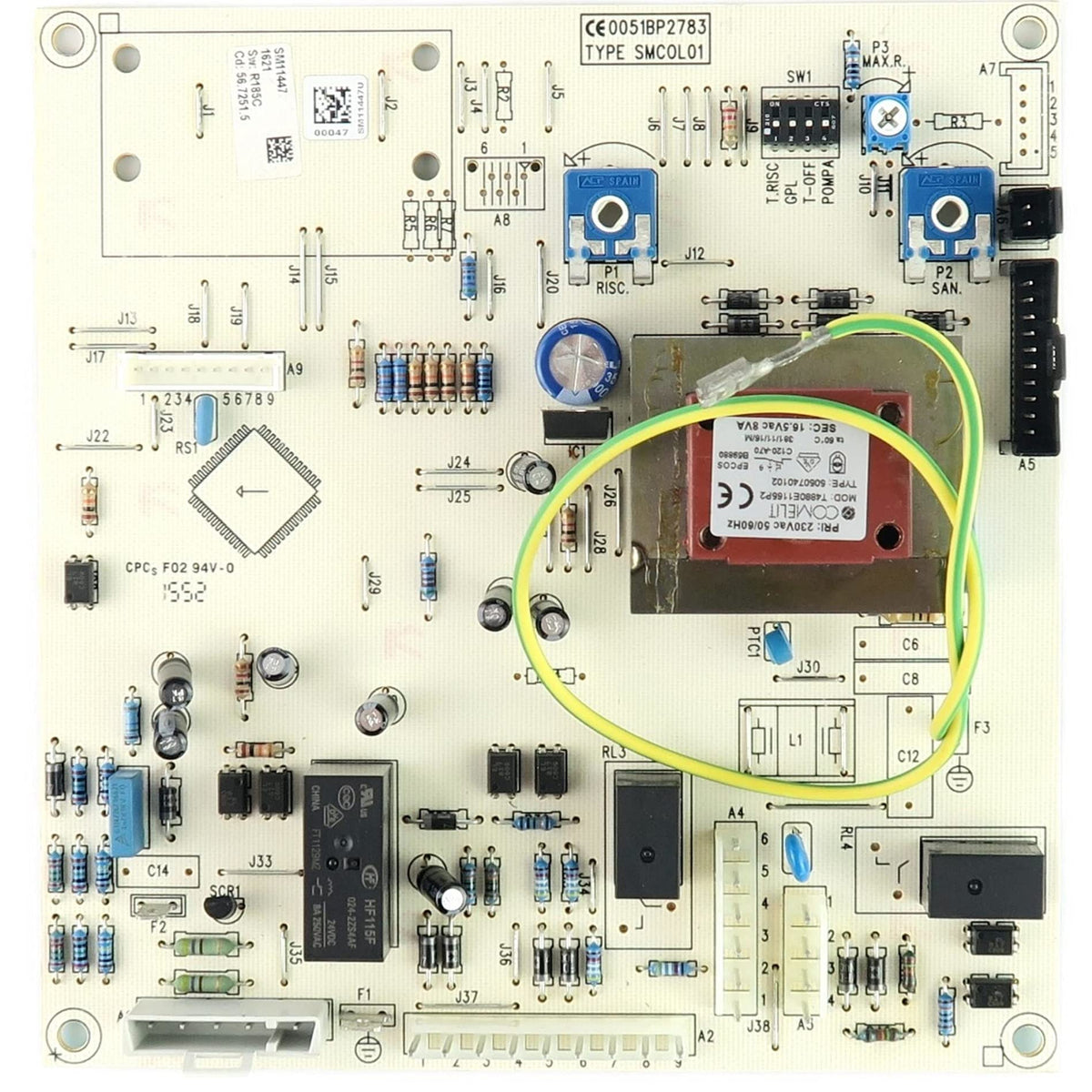 BAXI COMBI 80E 80 MAXFLUE 105E 105HE PRINTED CIRCUIT BOARD PCB 5112380