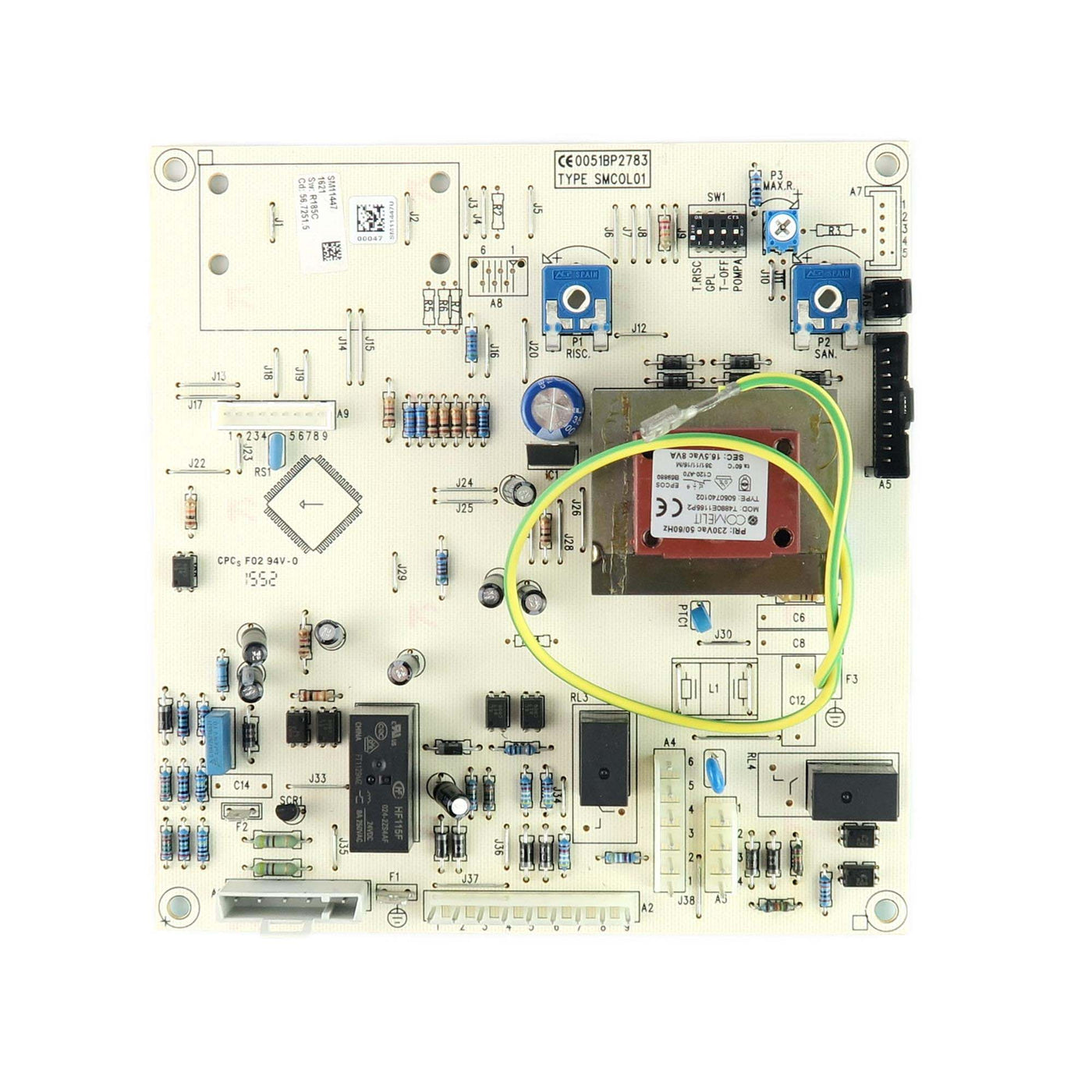 BAXI COMBI 80E 80 MAXFLUE 105E 105HE PRINTED CIRCUIT BOARD PCB 5112380