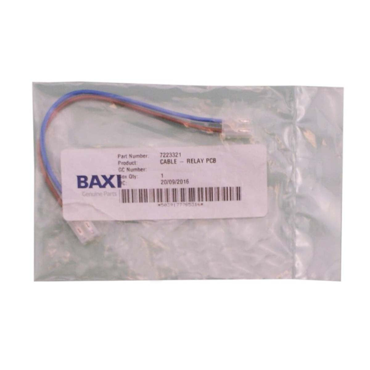 Baxi Potterton Main Cable Relay Pcb 7223321