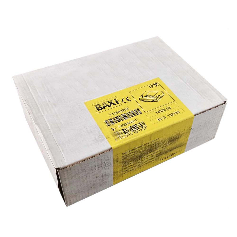 BAXI & POTTERTON WIRELESS 7 DAY PROGRAMMABLE TWIN CHANNEL SENSOR 720644801
