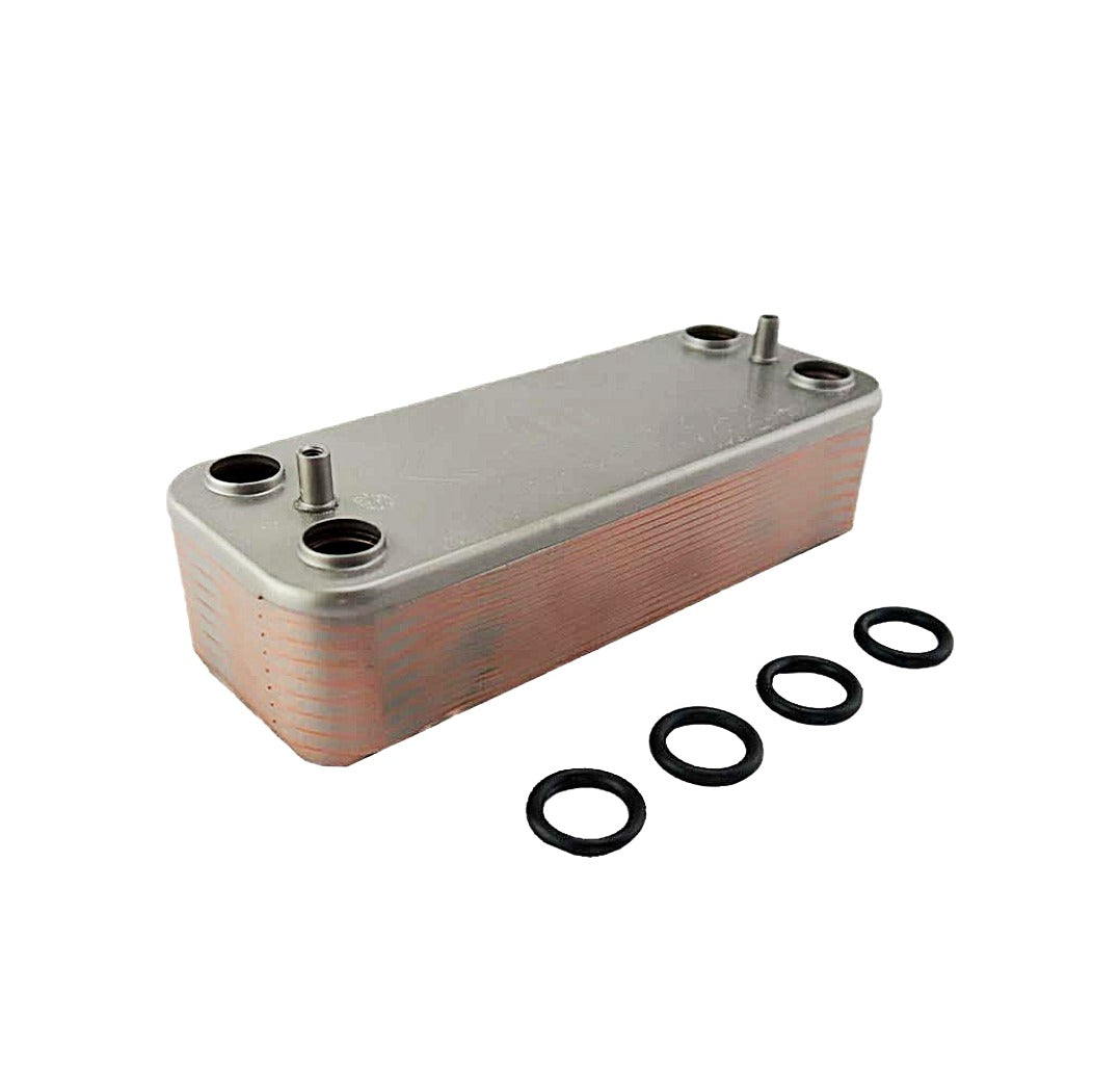 VOKERA COMPACT 29 29A 29HE DHW PLATE HEAT EXCHANGER (16 PL) 8037