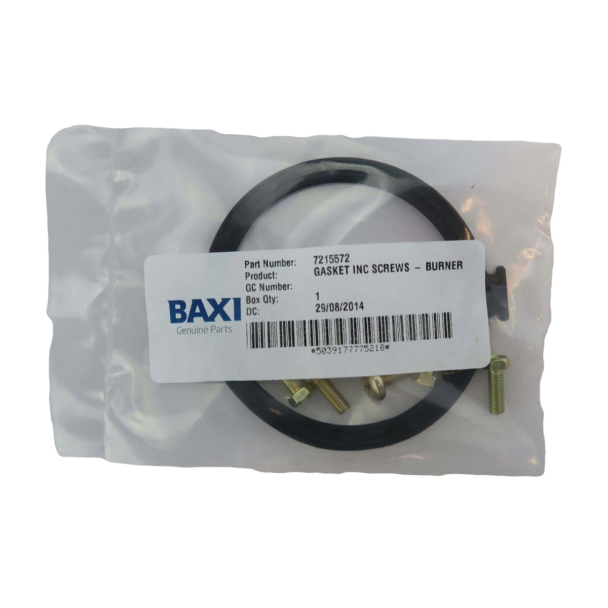 BAXI 12 15 18 24 28 & 32 SYSTEM ERP BOILER BURNER GASKET INC SCREWS 7215572