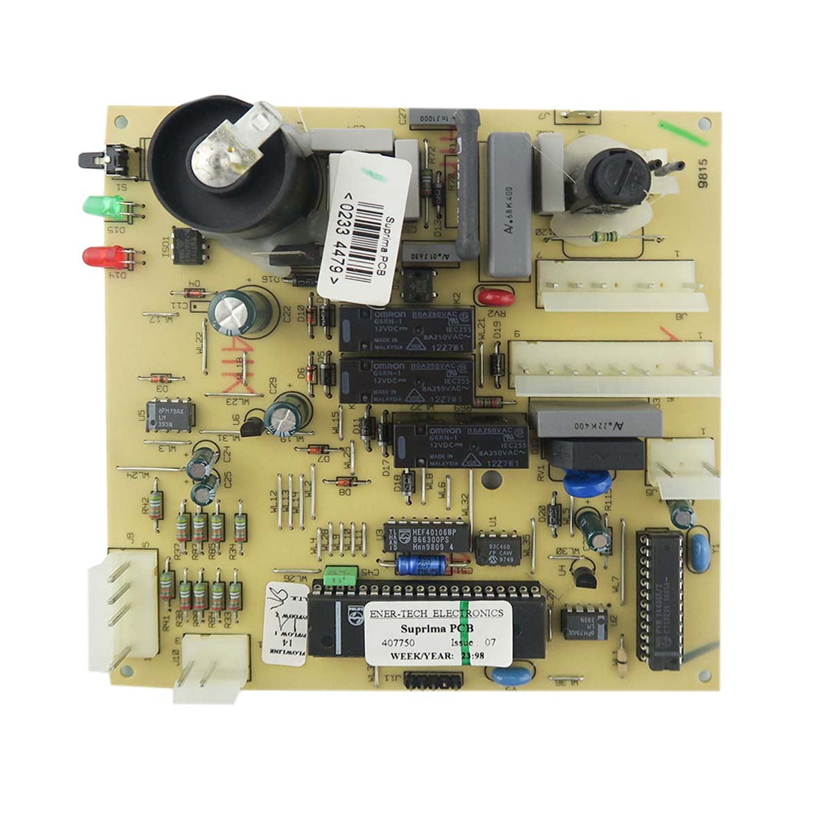 Potterton Suprima 50 Boiler POTTERTON SUPRIMA 30L 40L 50L 60L 70L 80L 100L BOILER PCB 5112178 UK