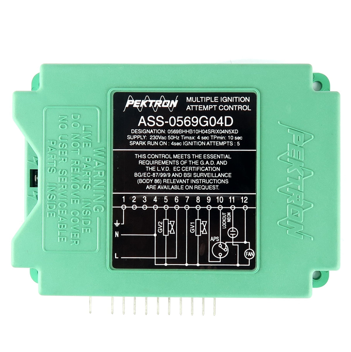 RANGE POWERMAX FULL SEQUENCE CONTROLLER ASS - 0569G04C ASS - 0569G04D P769