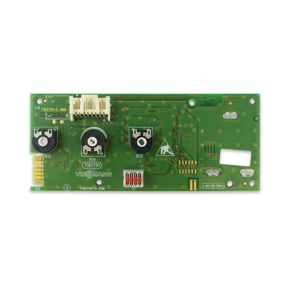 VIESSMANN VITODENS 100 30KW COMBI DISPLAY PCB 7828516 See List Below