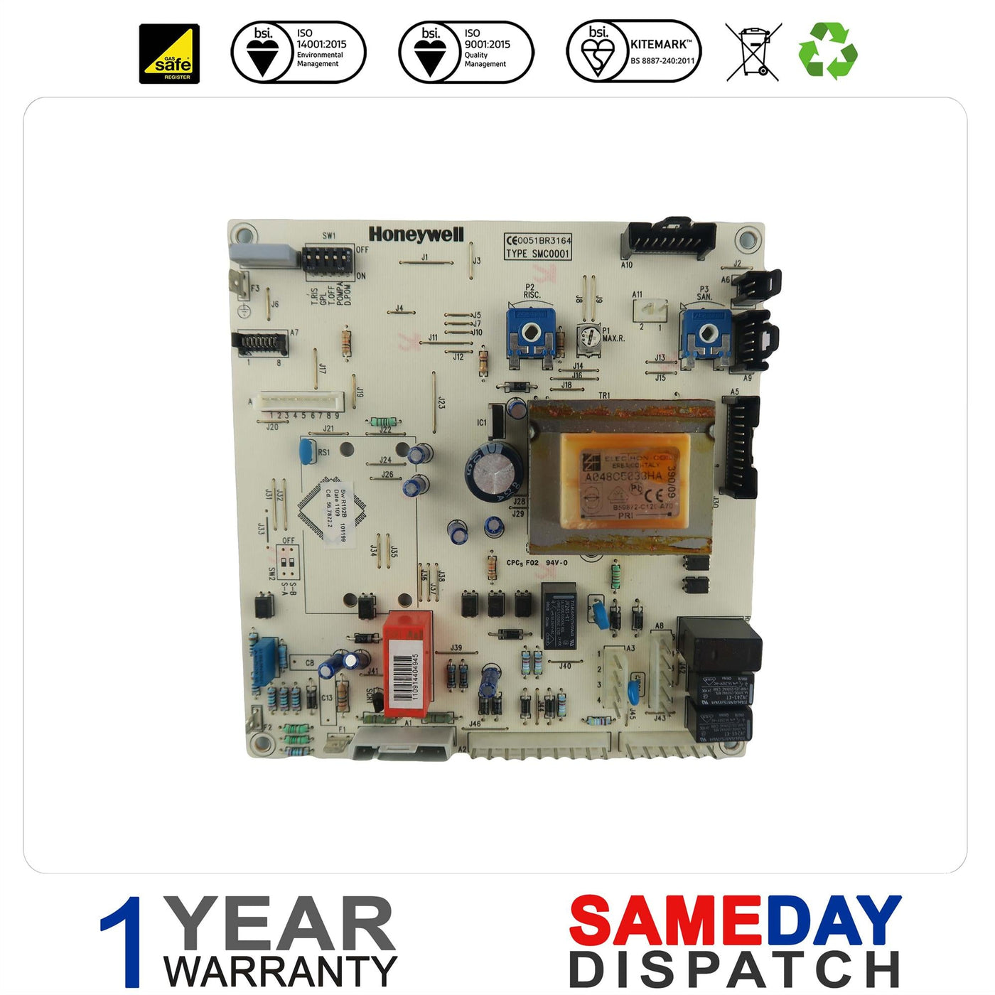 BAXI COMBI 105 HE PCB 5112380