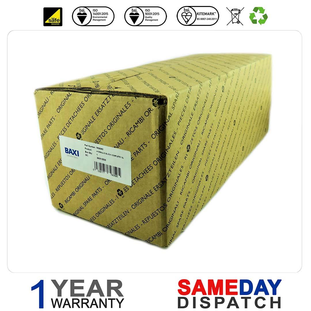 Baxi Hydraulic Block Complete 12L - 7659562