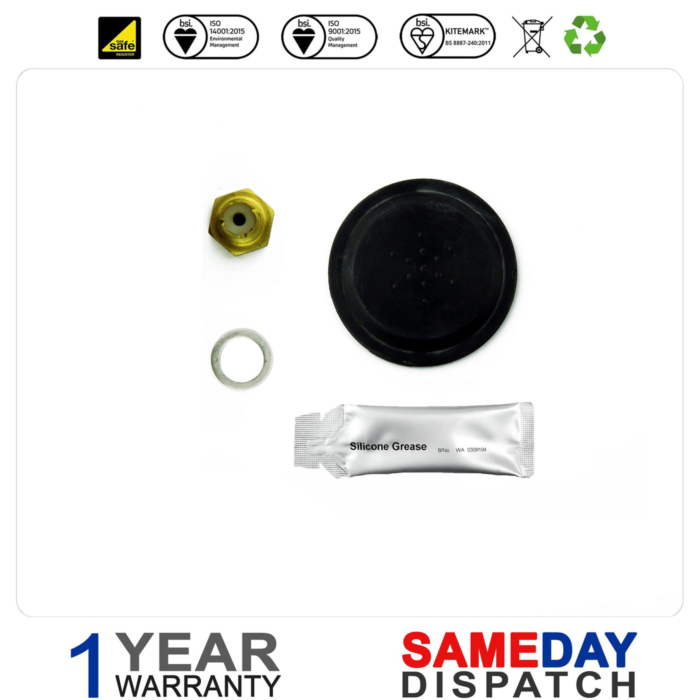 Baxi Potterton Main Flow Switch Diaphragm Repair Kit 5111141