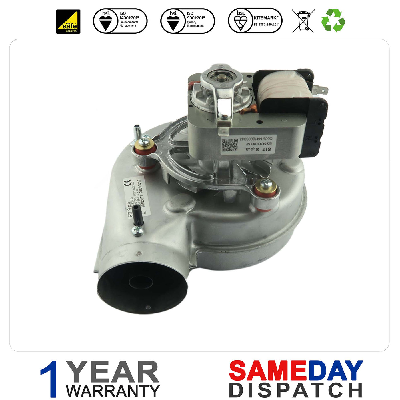 Biasi Boiler Fan Assembly BI1336104