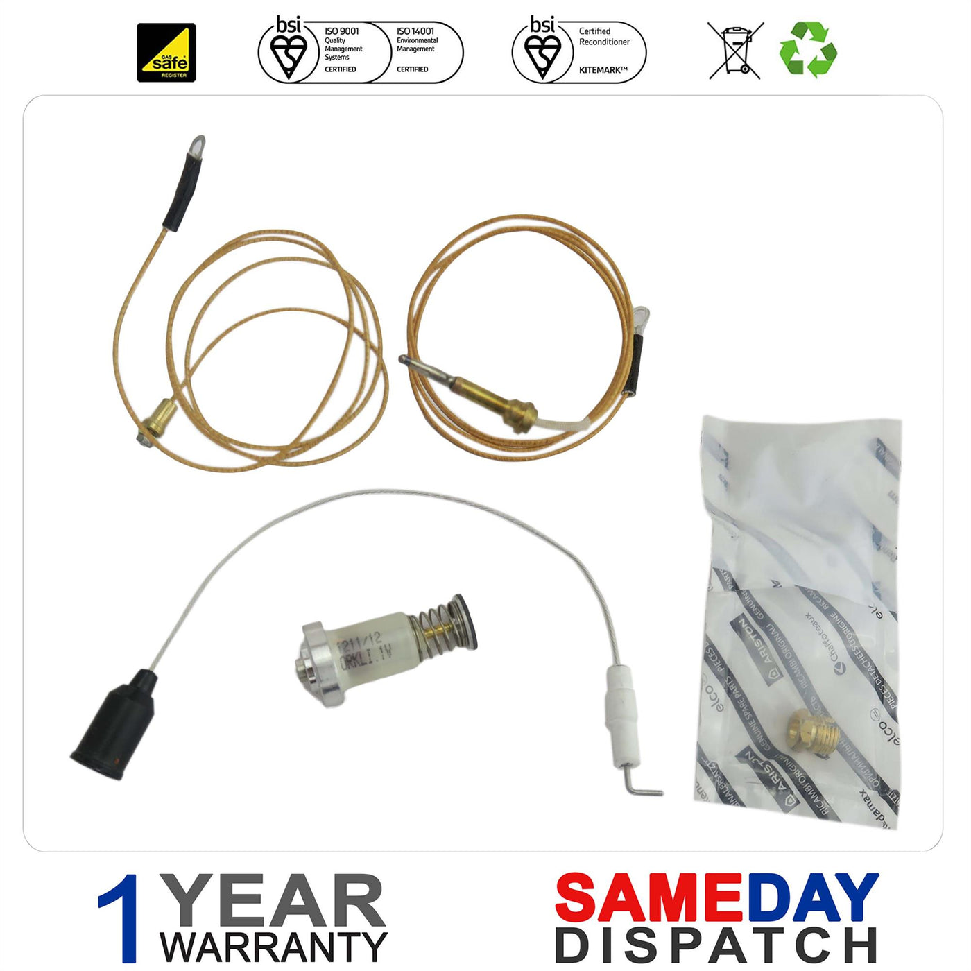 Chaffoteaux Britony Electrode Lead 60081163