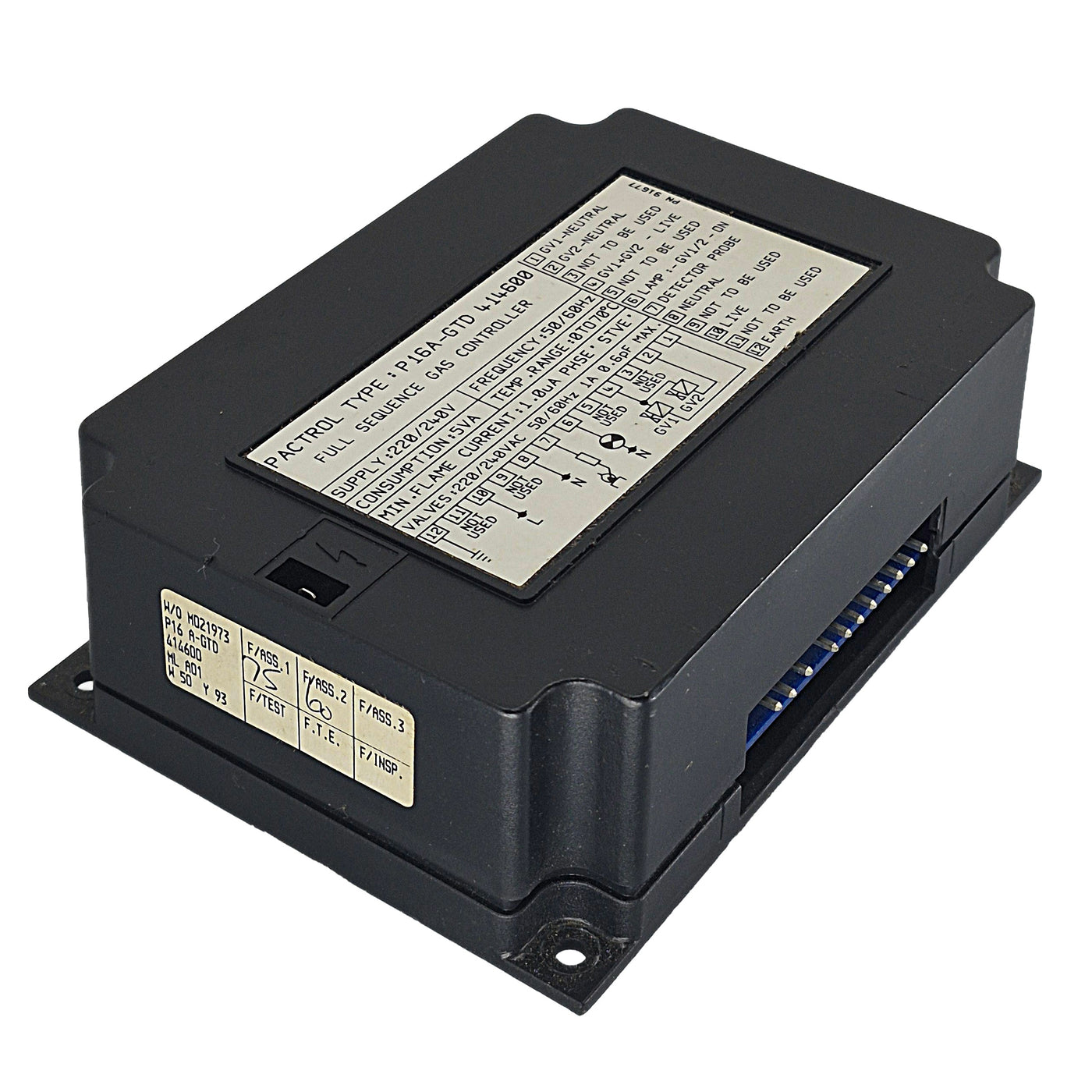 Pactrol Full Sequence Gas Control Unit P16A-GTD 414600