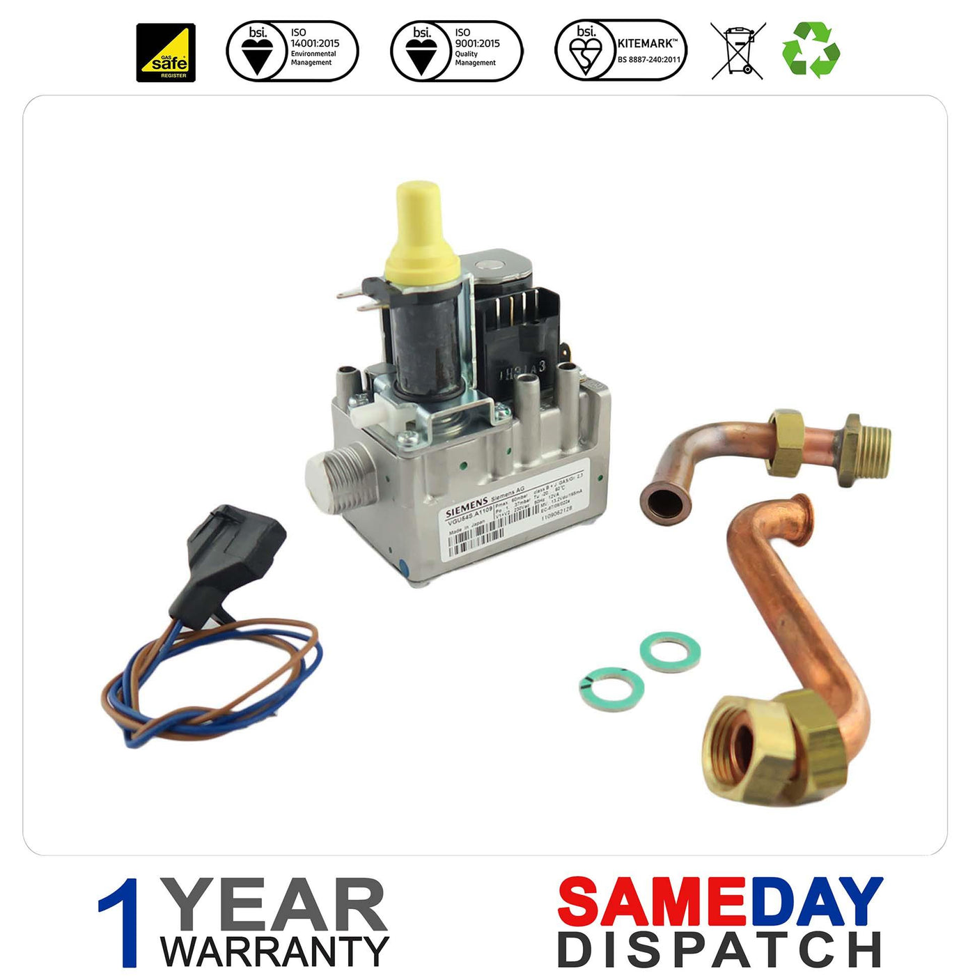 Ferroli Boiler Gas Valve 39818740