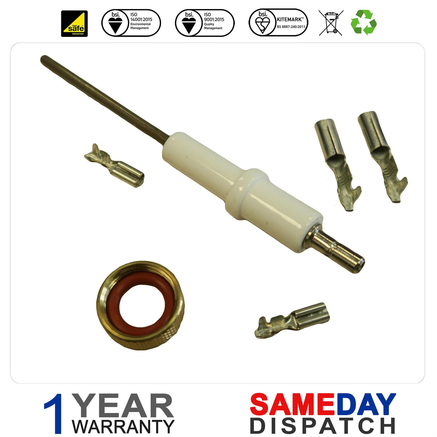 Ferroli Maxima 35 C & S Flame Sensing Electrode 39806200