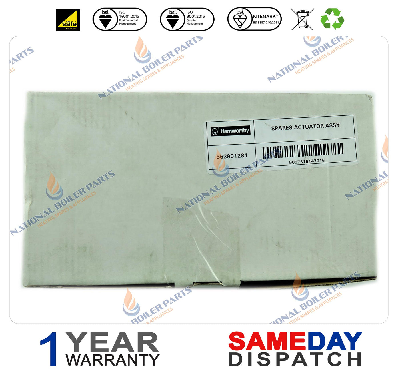 Hamworthy Spares Actuator Assembly 563901281