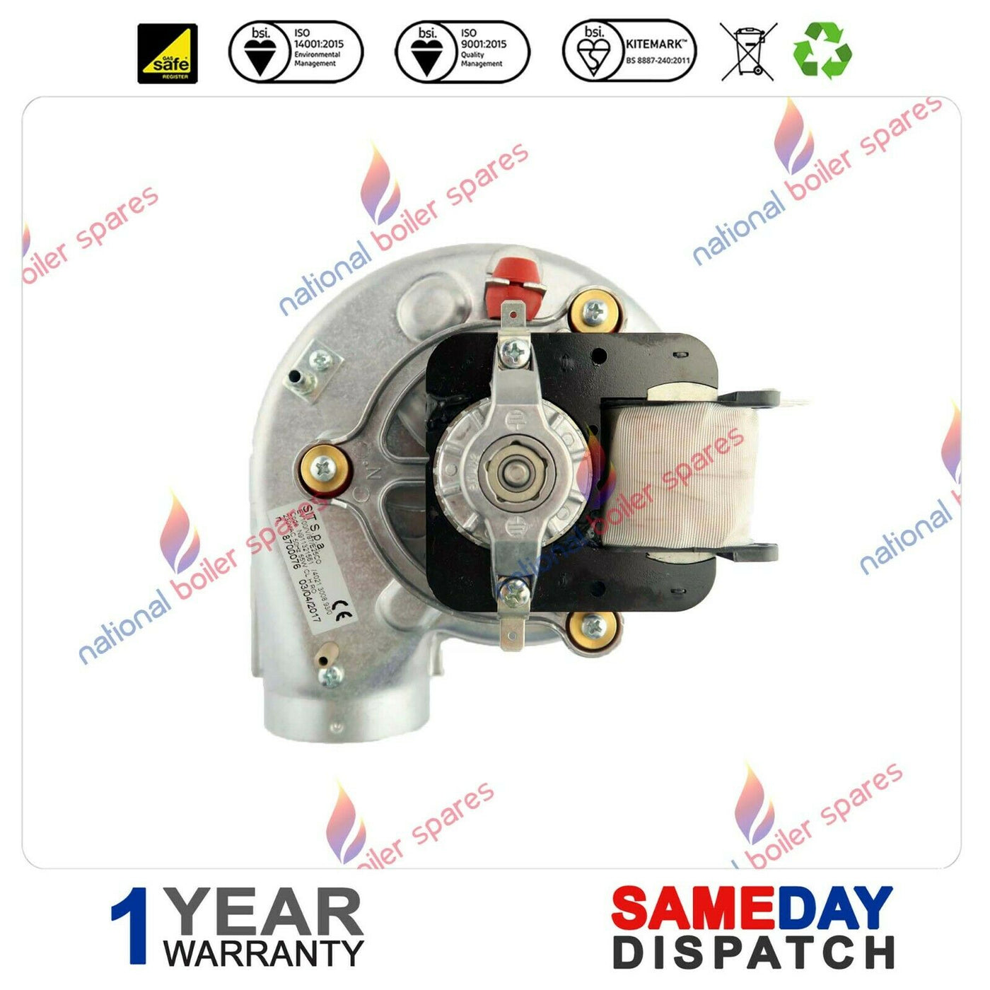 Ideal Boiler Fan Assembly 172598