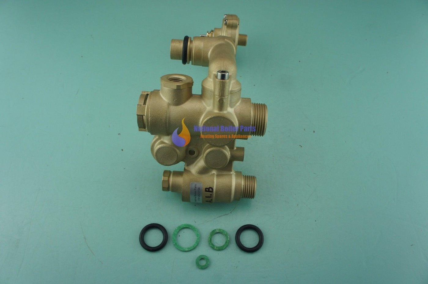 Ravenheat 120N/NT/ 150N/NT Boiler Diverter Valve (Flow Return Manifold) - FULL UNIT 0011Gru11010/0