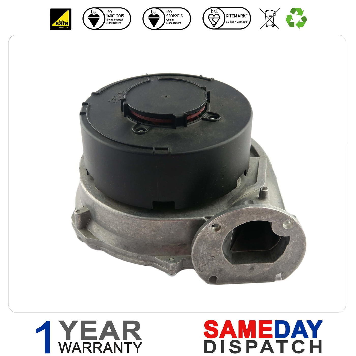 FERROLI OPTIMAX 25C / MAXIMA 35S, 35C FAN ASSEMBLY 39809450