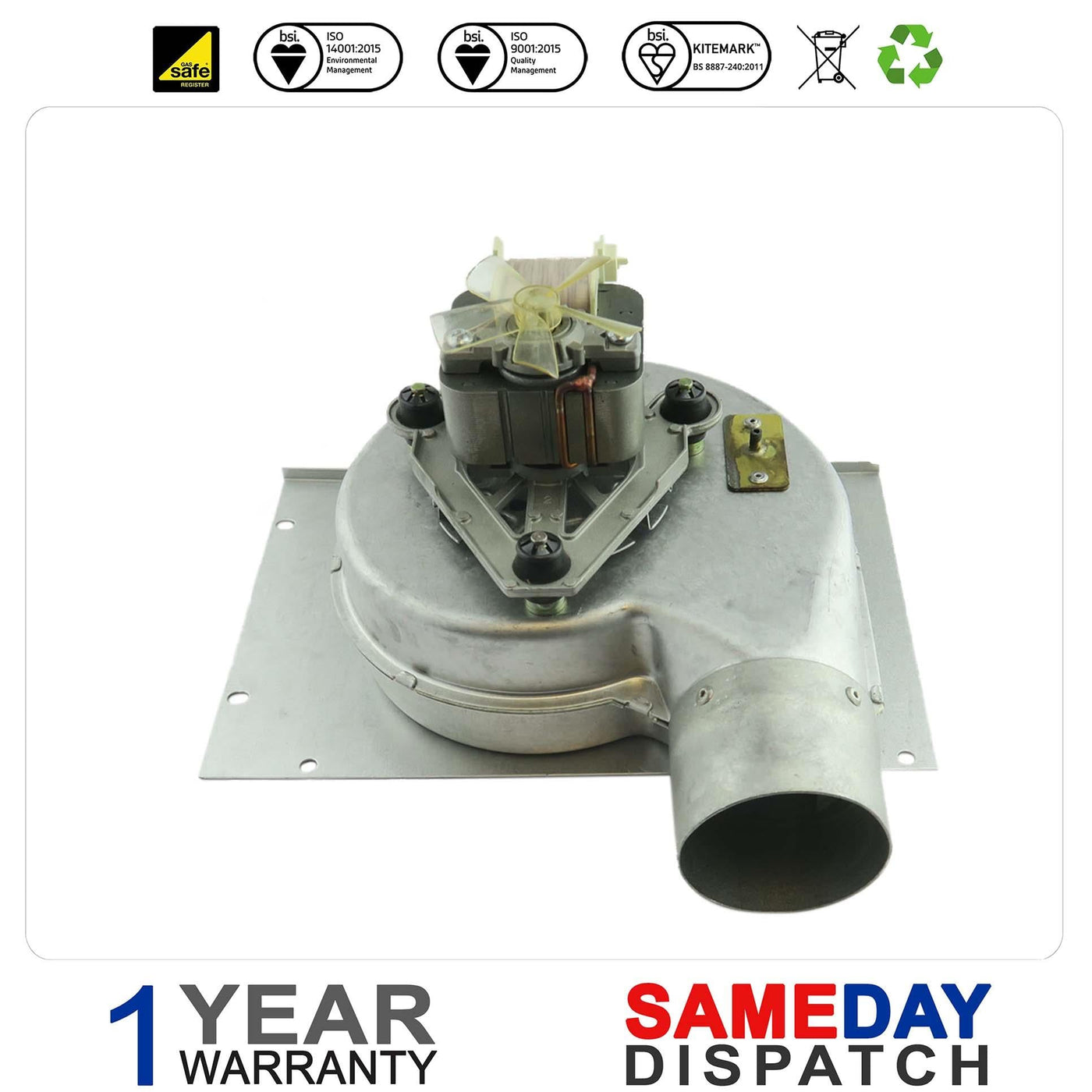 Worcester 280RSF Fan Assembly (SSA6619/1) 87161204930