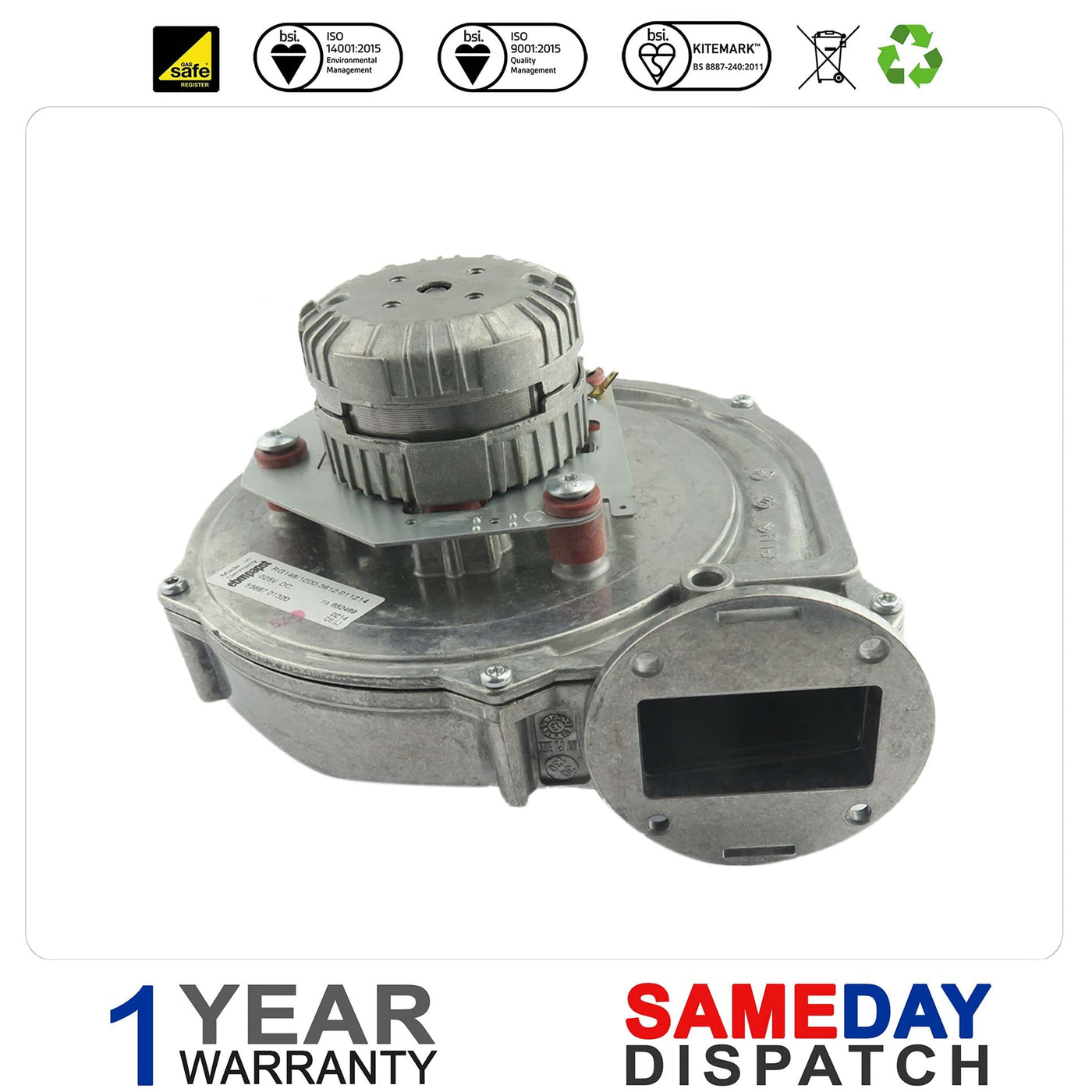 POTTERTON POWERMAX 85HE / 115HE / 150HE FAN 5106279