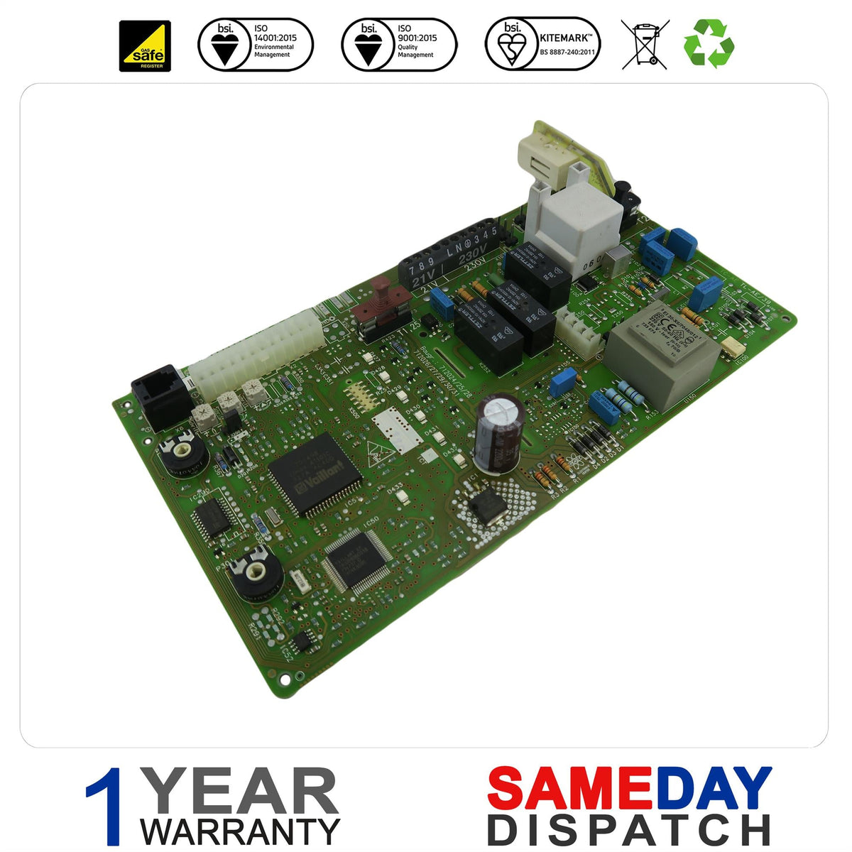VAILLANT TURBOMAX PRO 24 28 E & VUW 242/2-3 282/2-3 PCB 130473