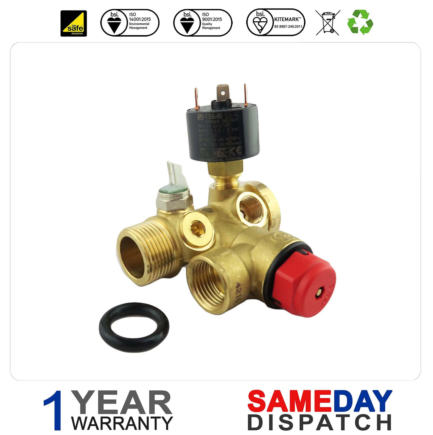 FERROLI MODENA 102 102/1 & 80/1 SAFETY VALVE COMES WITH MANIFOLD 805880 39805920