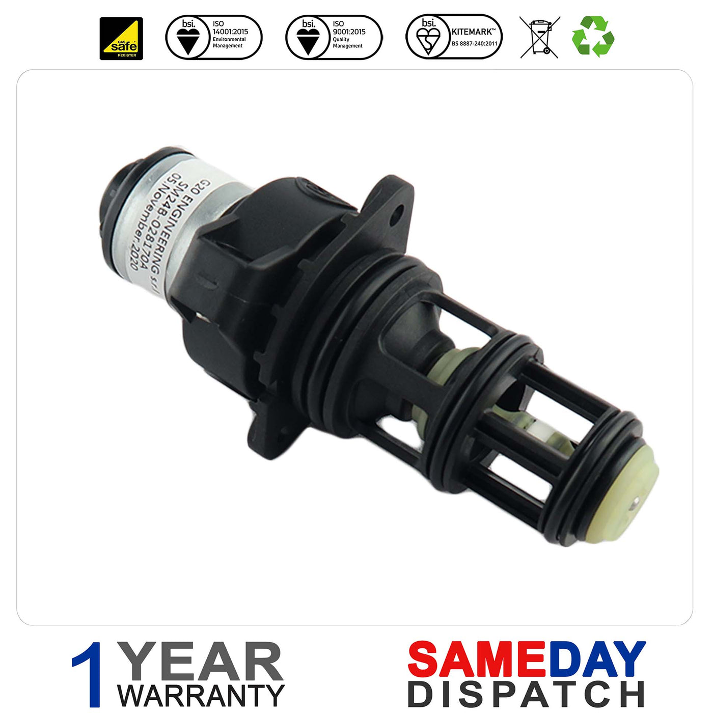 Ferroli Optimax He 31C 38C Diverter Valve Motor 39835390