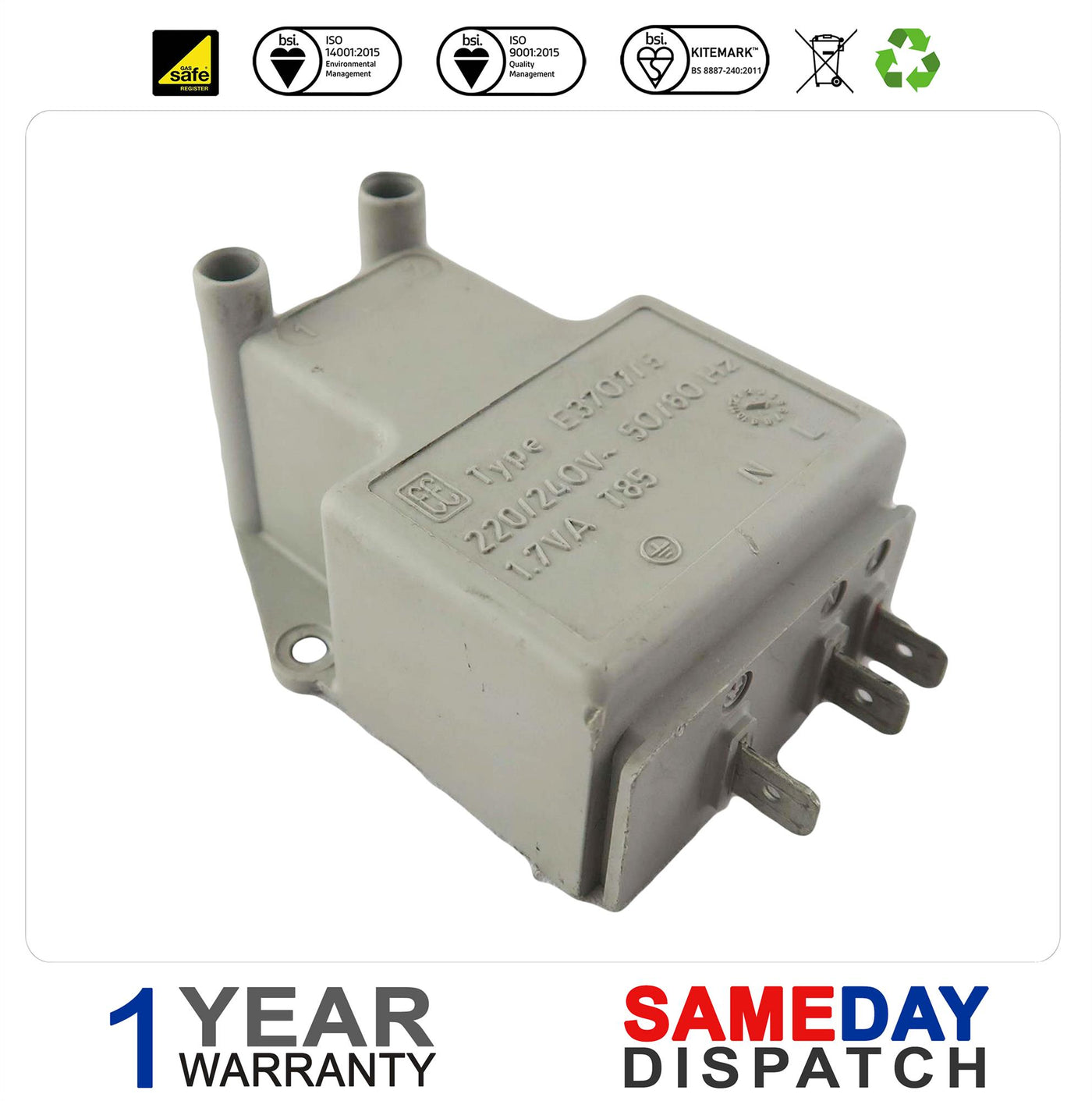 Vaillant Ignition Transformer 091235
