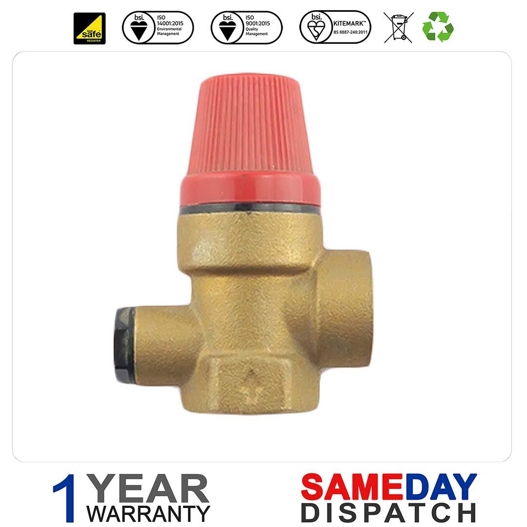 Caleffi Pressure Relief Valve Female D 1/2" Brand New PRV 313430