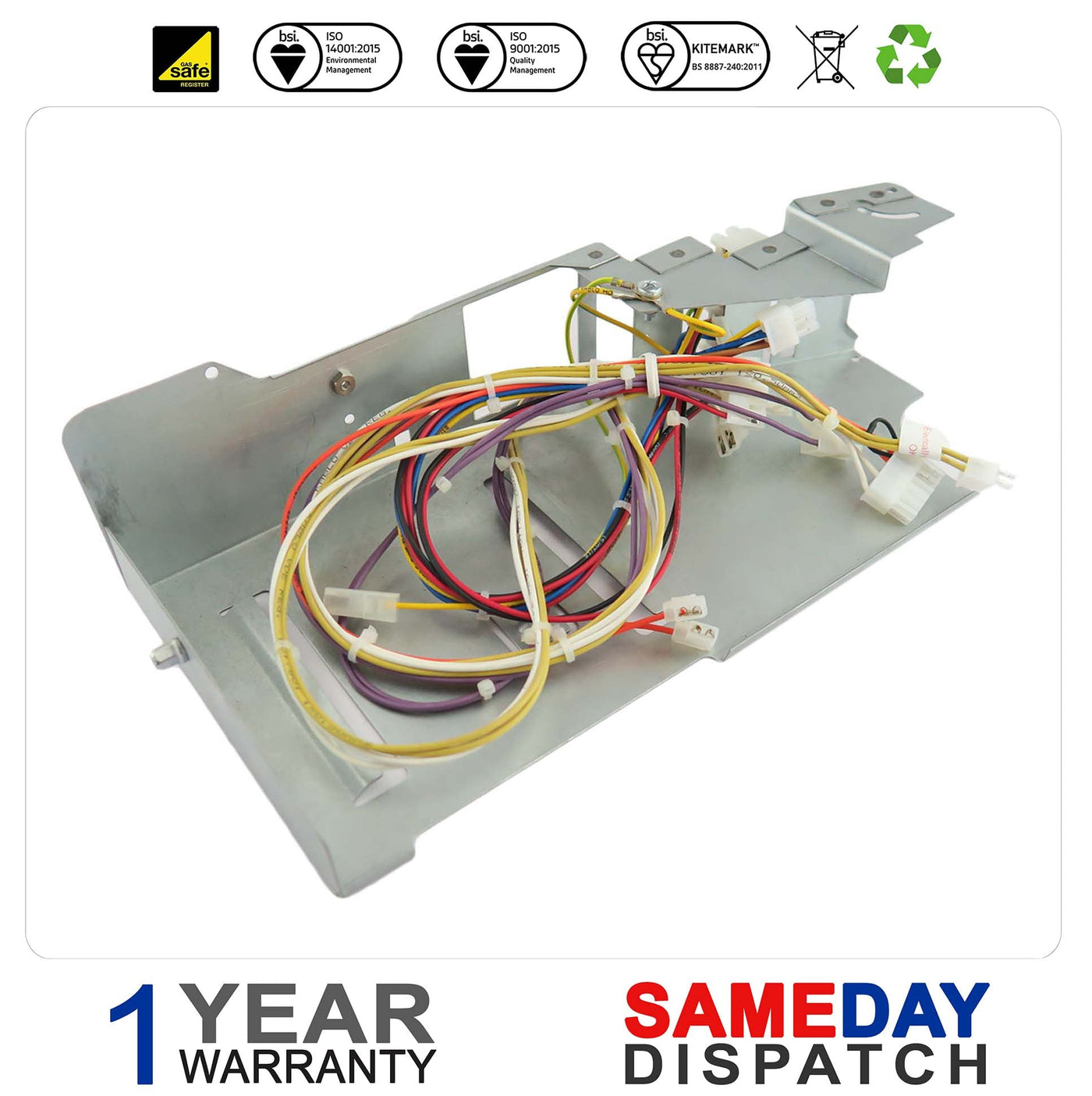 POTTERTON SUPRIMA 30 - 100 METAL BOX COVER & WIRING HARNESS FOR PCB 5111603 NEW