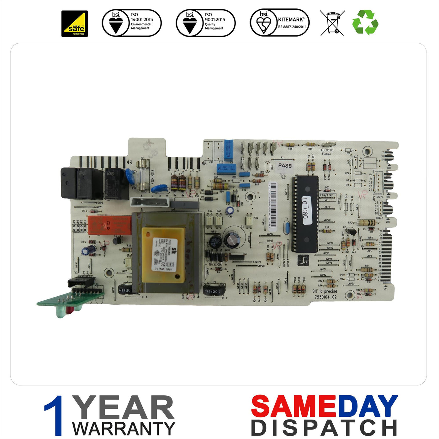 Ideal Boiler Main Pcb 173890