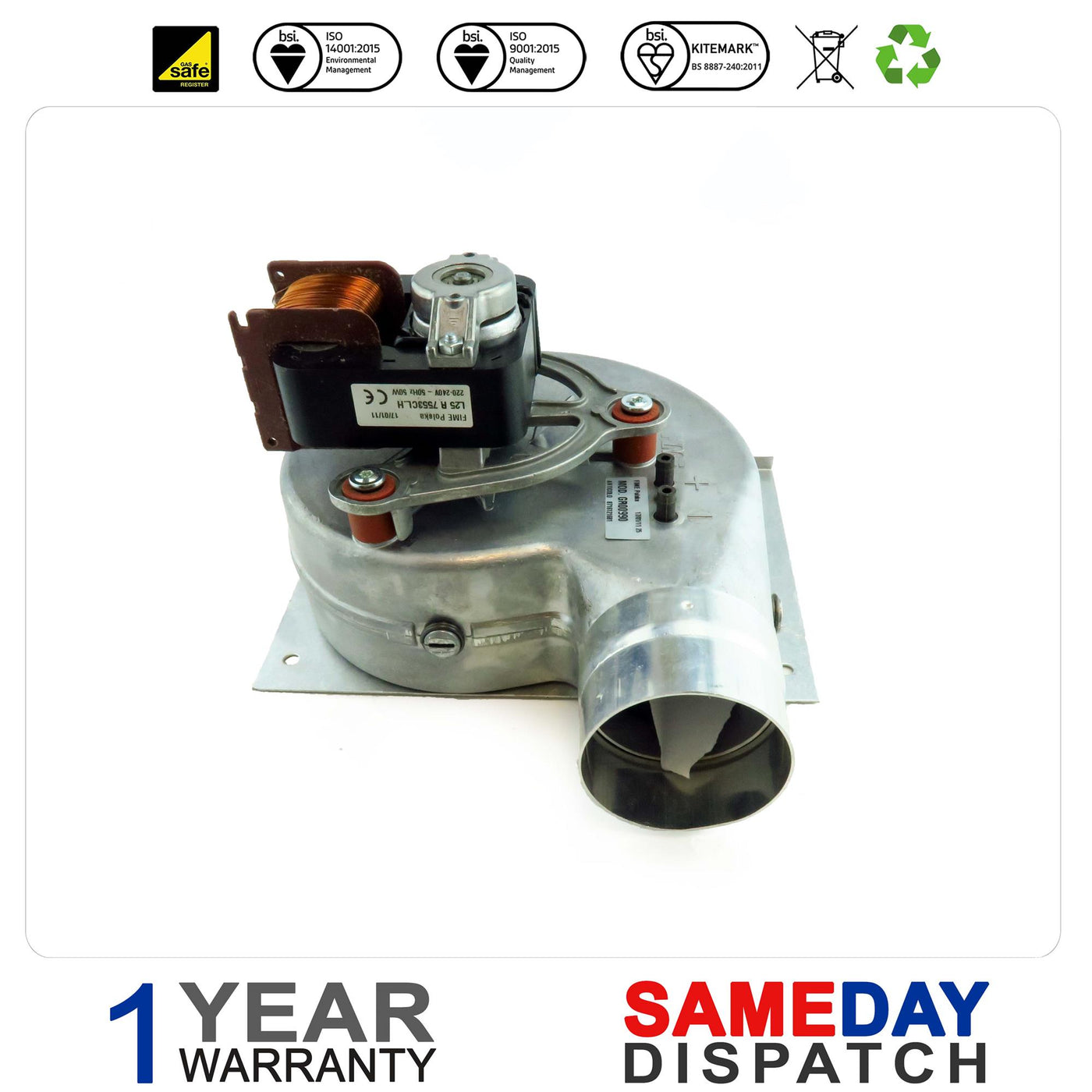 Worcester Boiler Fan 87161216810