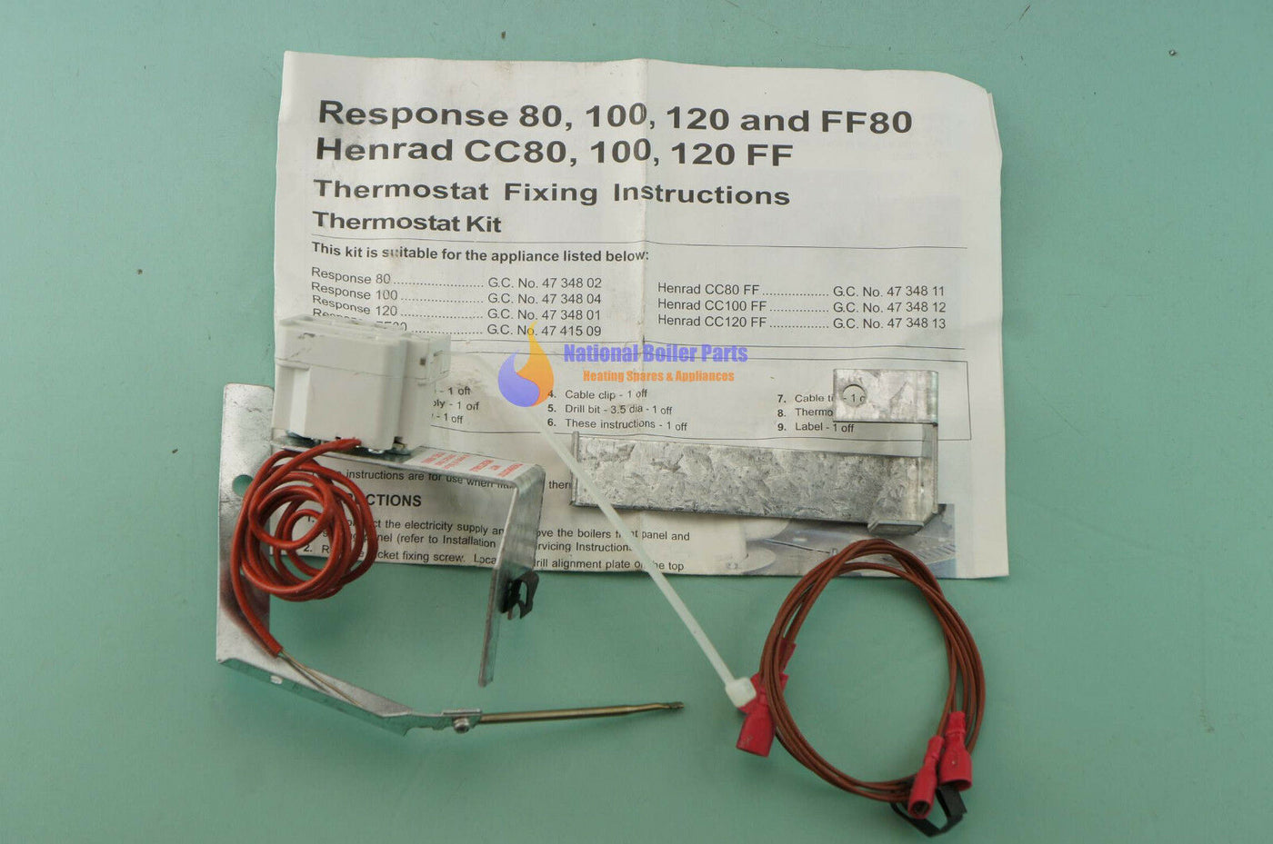 IDEAL RESPONSE & HENRAD THERMOSTAT REPAIR KIT 173946
