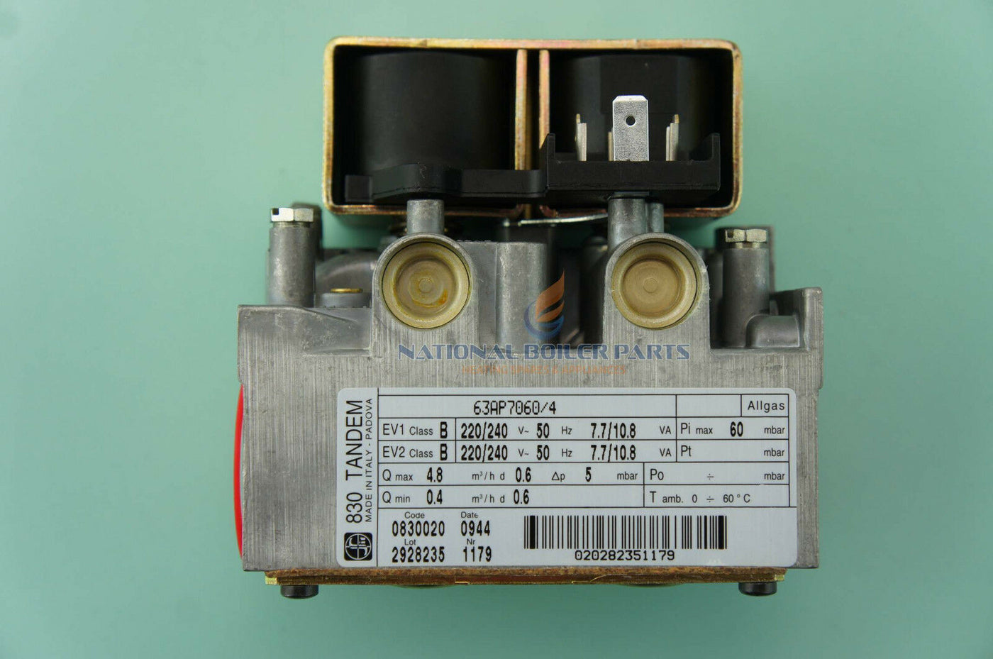 IDEAL ELAN 2 30NF 40NF 50NF 60NF 80NF (SIT) GAS VALVE 113057