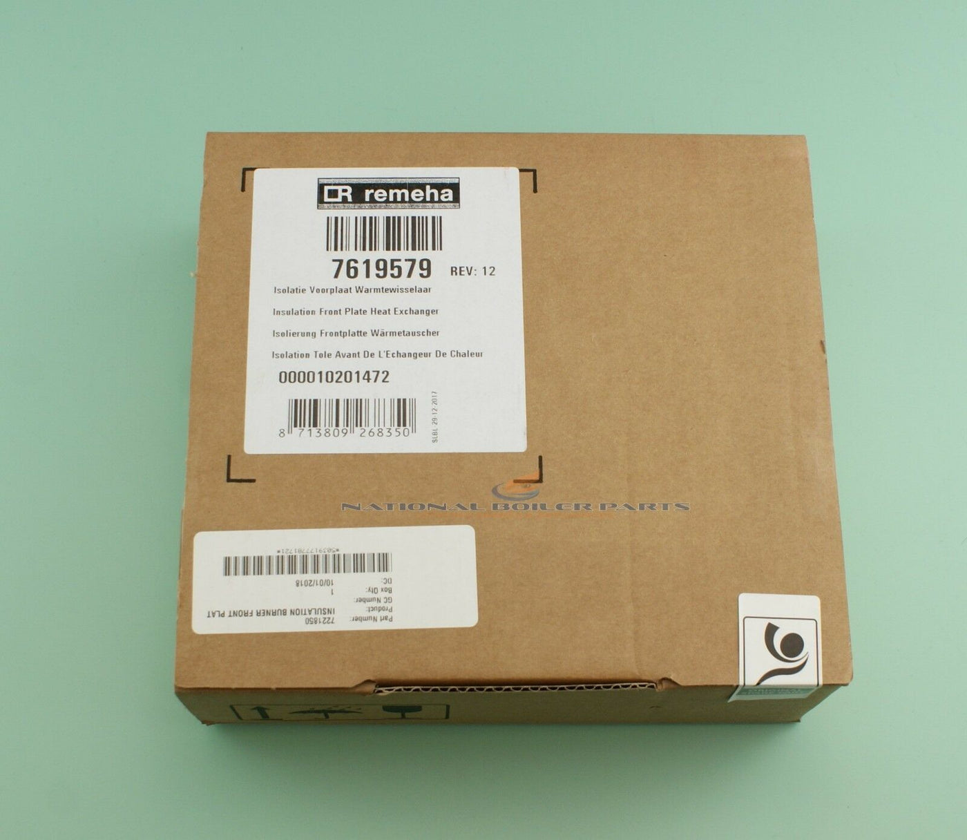 Potterton Insulation Front Plate Heat Exchanger 7221850