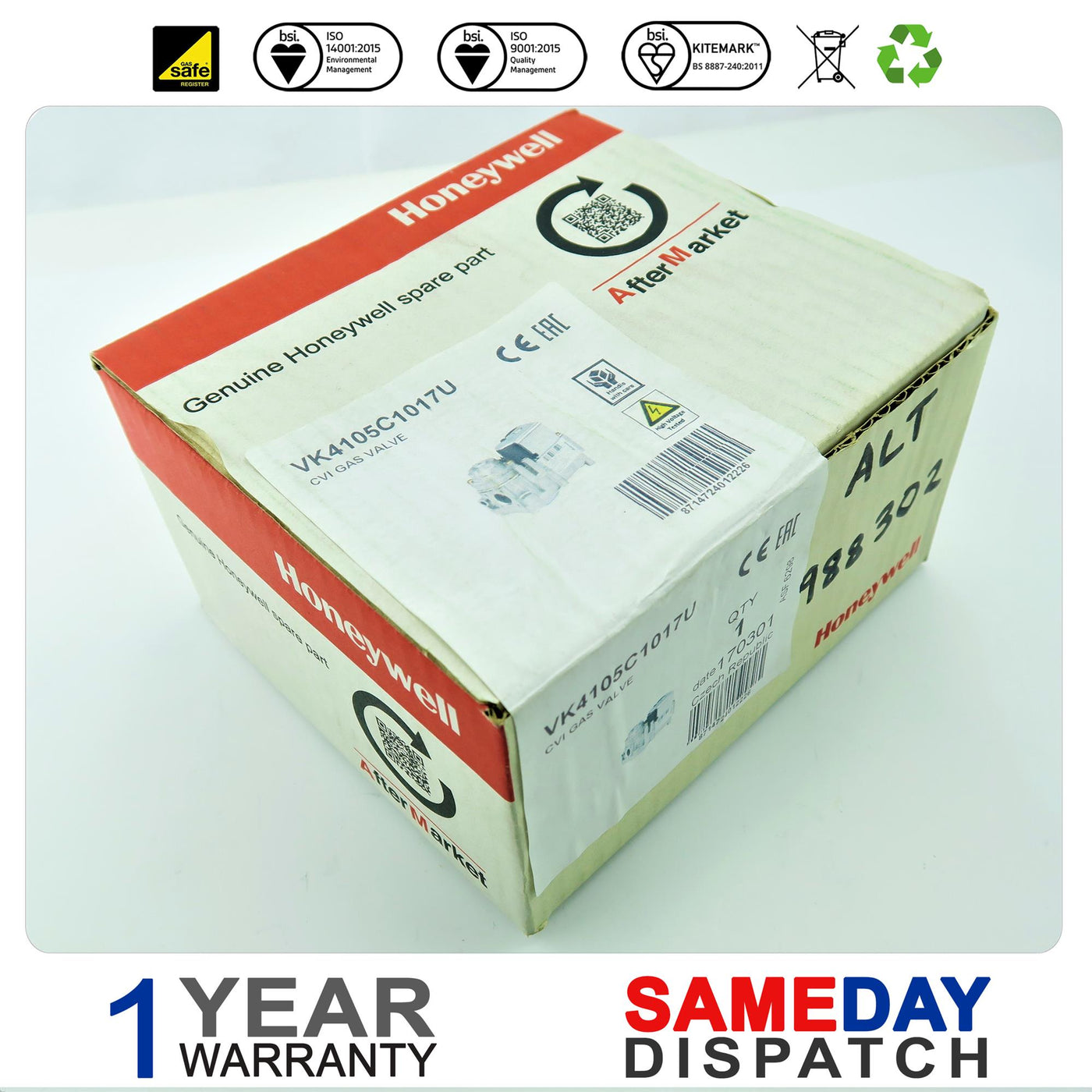 Halstead Htg Best Lightweight Gas Valve 988302