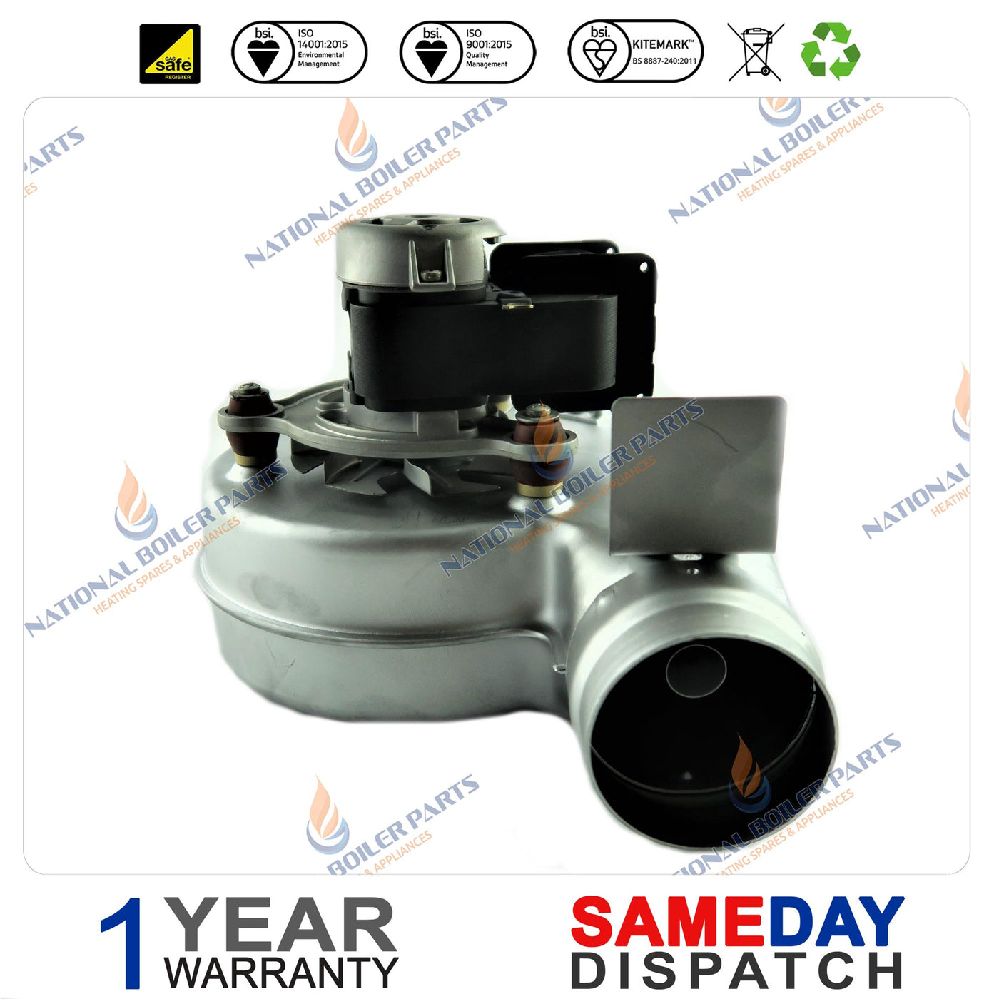 Sime Friendly Format Boiler Fan Assemby 6225614
