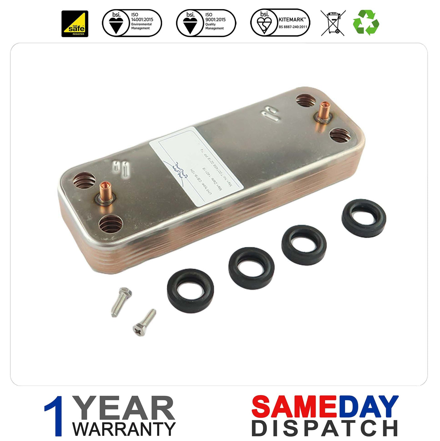 Alpha 280P, 280E Heat Exchanger 6.5633110 BRAND NEW