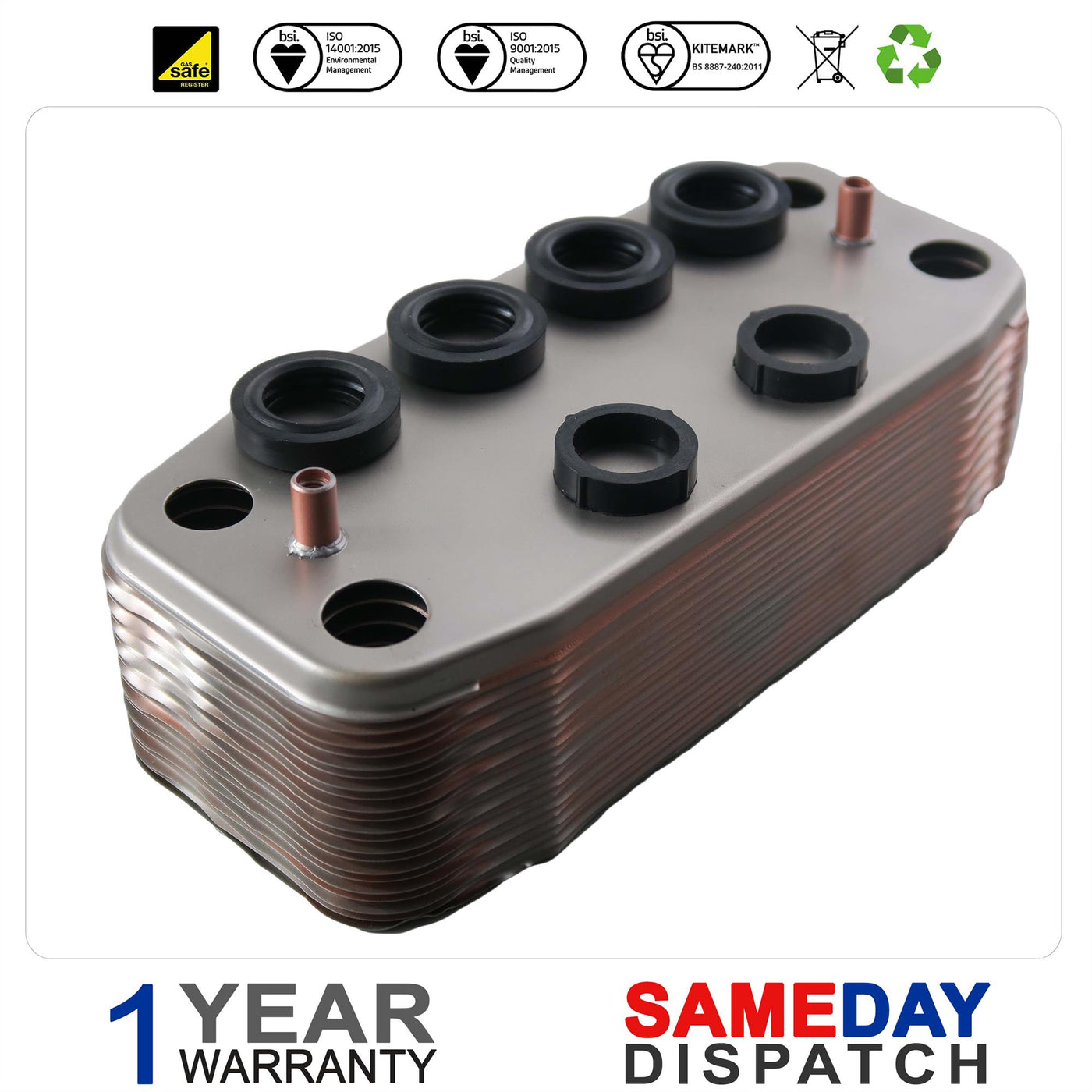 Ariston Boiler Plate Heat Exchanger (20 Plates) 60001344