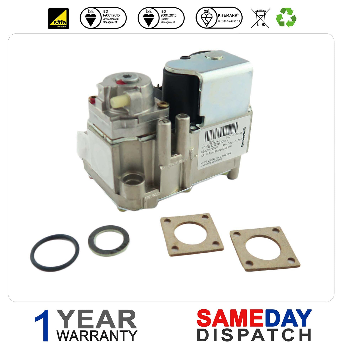 FERROLI?OPTIMAX 25S 25OV 25C?GAS VALVE 39810420 Brand New