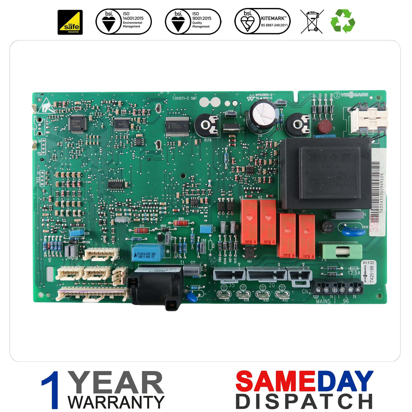 VIESSMANN VD 100 WB1B PCB 7831178 7832516