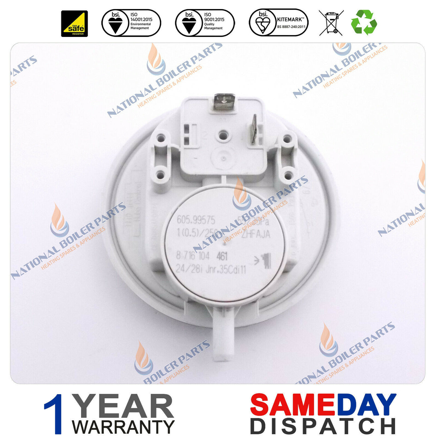 Worcester Air Pressure Switch Aps 87161044610