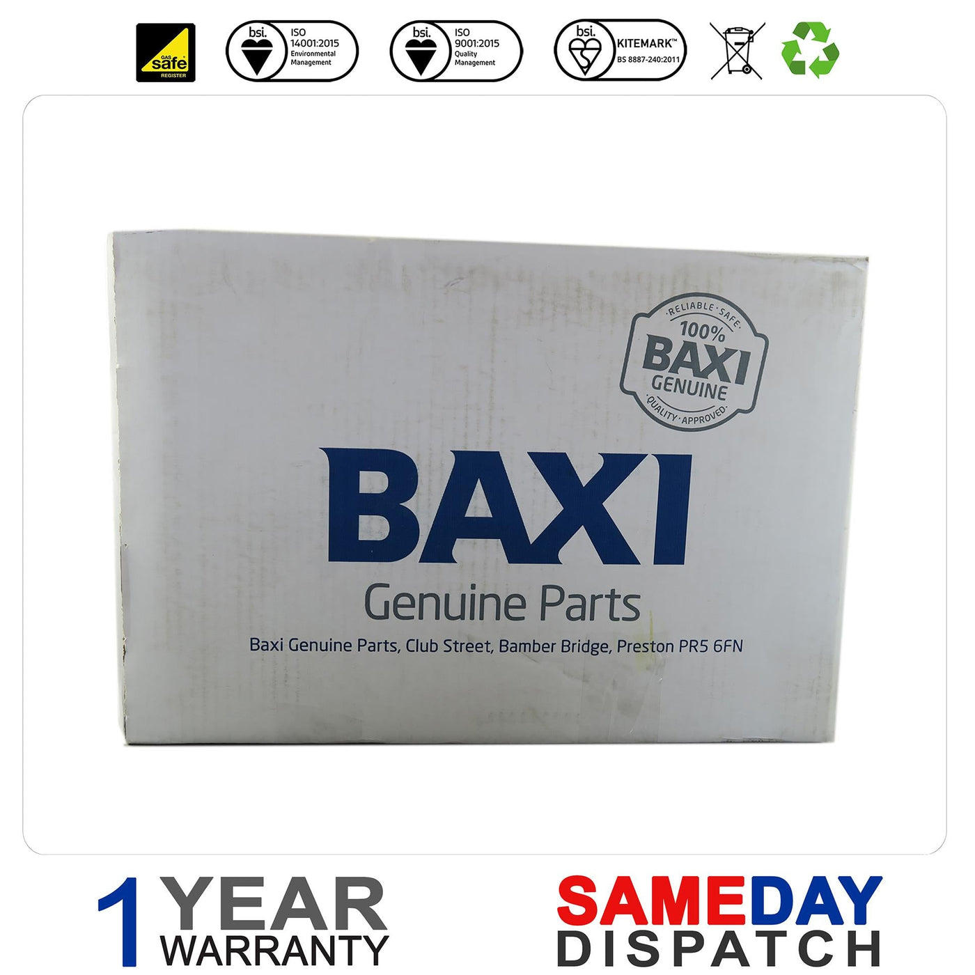 BAXI COMBUSTION CTRL SPARE 28C-S 7218953