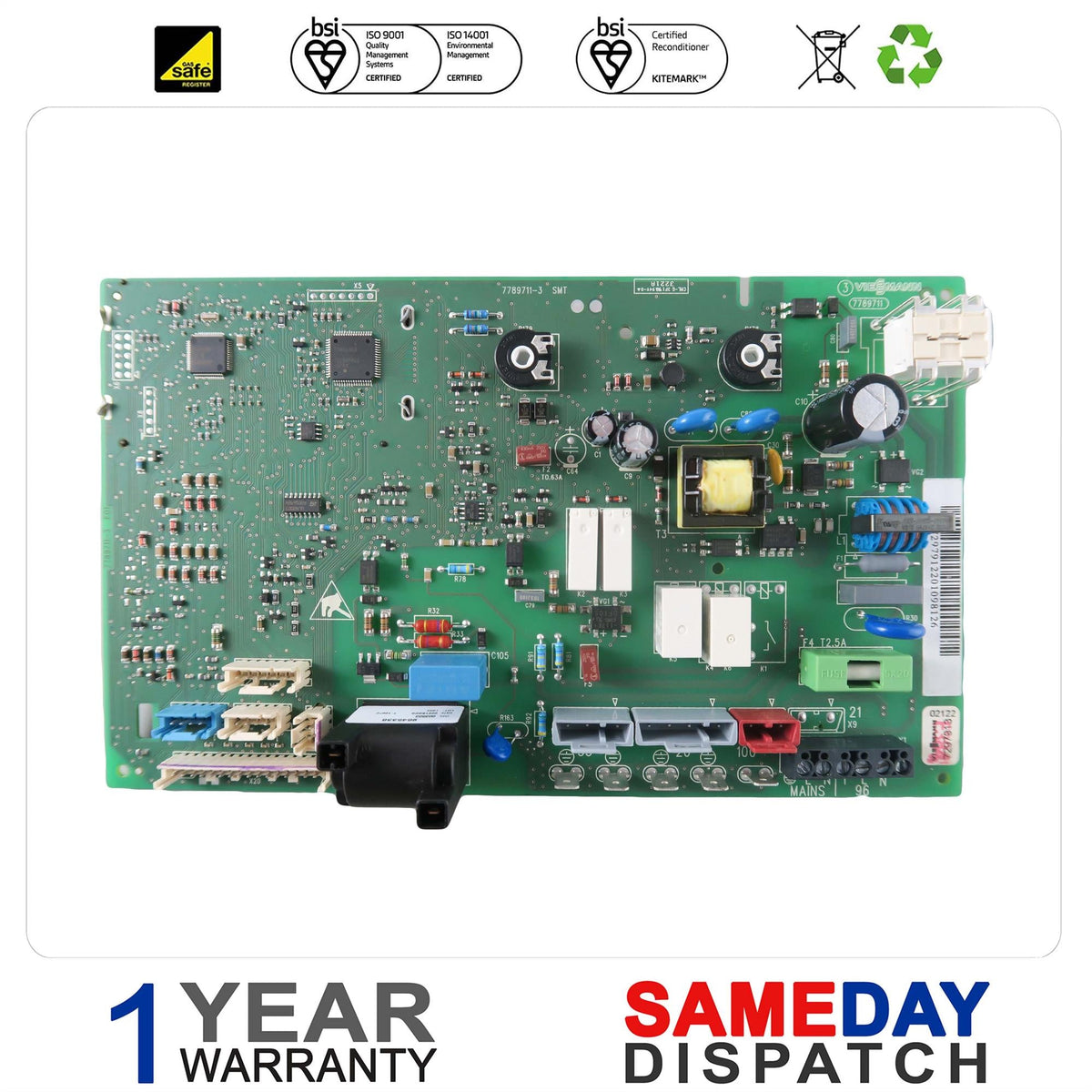 Viessmann Vitodens 100 W WB1B Compact HO PCB 7857233 VBC112-A01.200