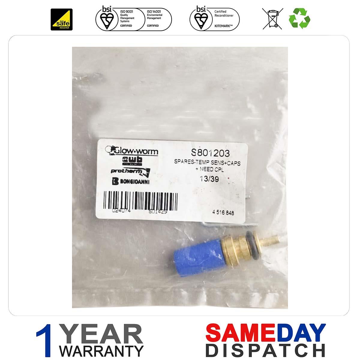 Glowworm Boiler Temperature Sensor Clip S801203 801203